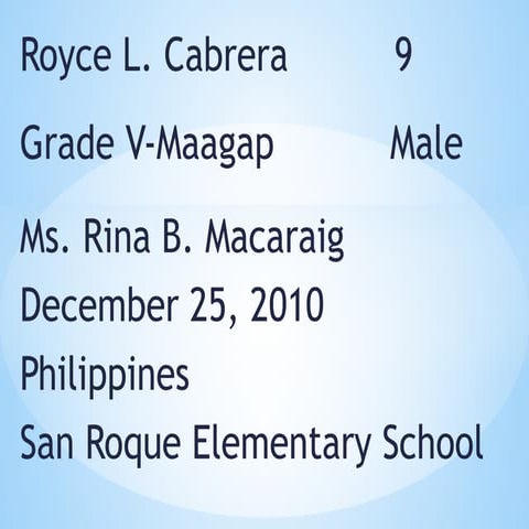 Grade 5 Quarter 1 Week 1 English Lesson Elementary | PPTX