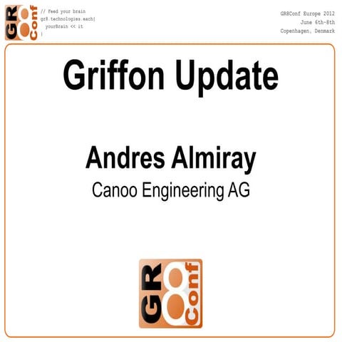 Gr8conf - Griffon Update