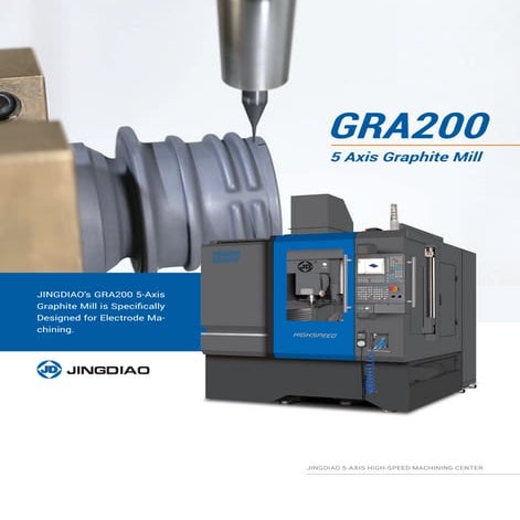 GRA200 5 Axis Graphite Machining Center