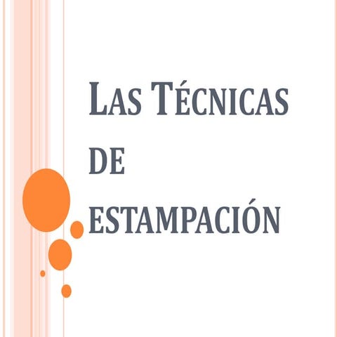 Técnicas de estampación