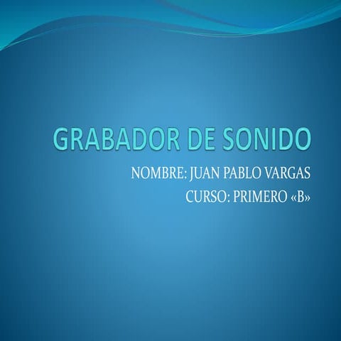 Grabador de-sonido