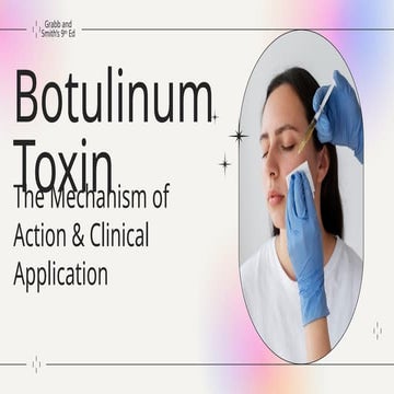 Grabb Botulinum Toxin the mechanism of action.pptx
