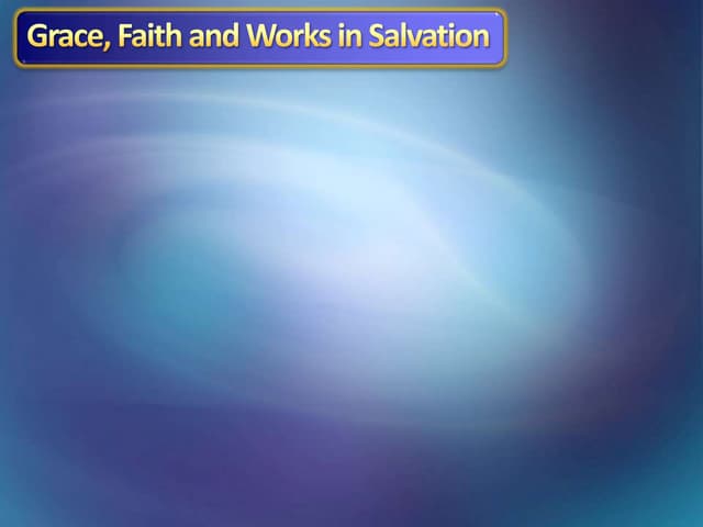 Grace Through Faith Ppt