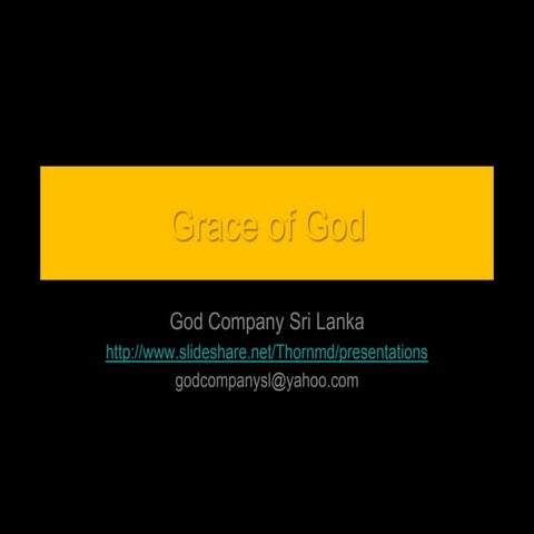 Grace of God