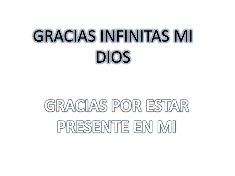 Gracias Mi Dios