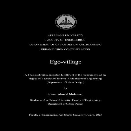 Graduation Project Thesis, 