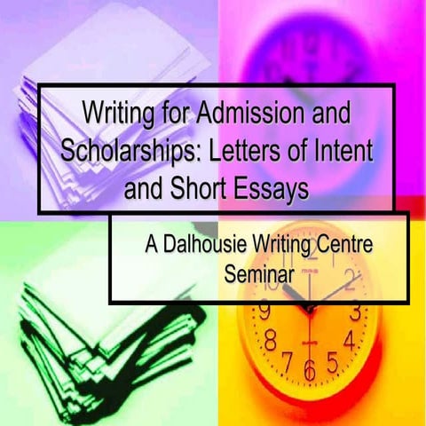 Writing for Graduate School Applications