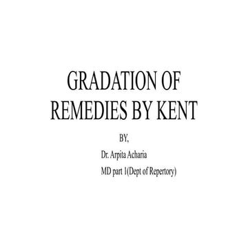 gradation of remedies by kent ppt.pptx.. | PPTX