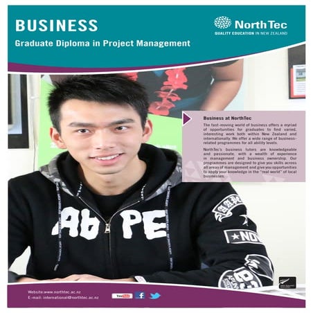 STUDY GRADUATE DIPLOMA IN PROJECT MANAGEMENT AT NORTHTEC !!