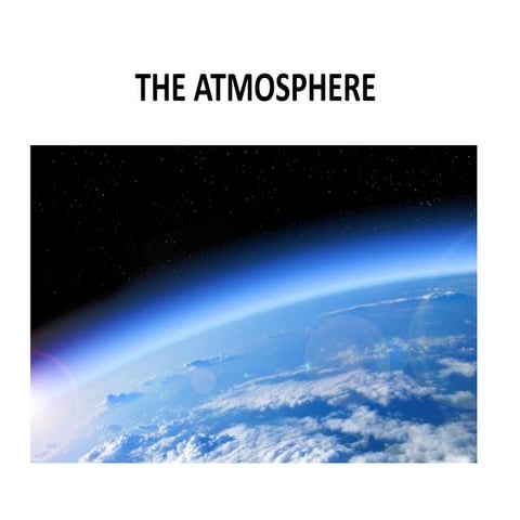 Geography power point presentation on atmosphere