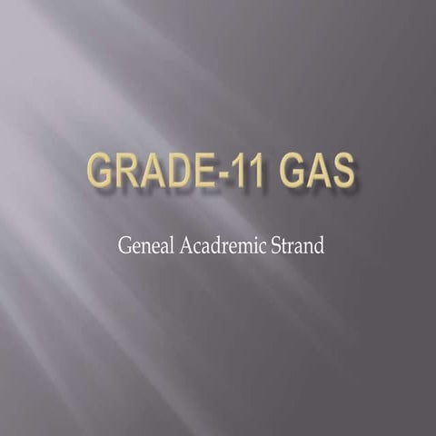 Grade 11 GAS