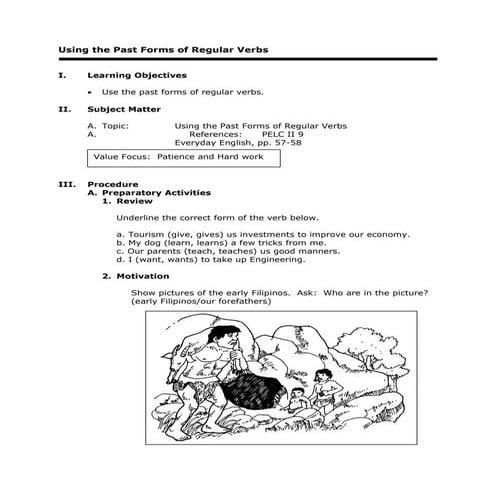 Grade 6-english-speaking-using-the-past-forms-of regular-verbs