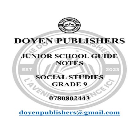 GRADE 9 SOCIAL STUDIES TEACHING NOTES PDF FREE DOWNLOAD visual data 8