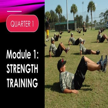 Grade 10 PE - Q1 Module 1: Strength Training