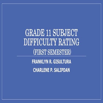 Grade 11 subject difficulty rating.pptx