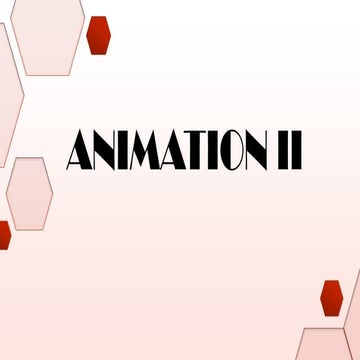 3 digital animation grade 12 ANIMATION II LESSON 1 | PPTX