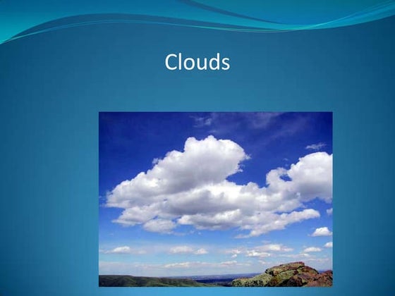 clouds and types | PDF