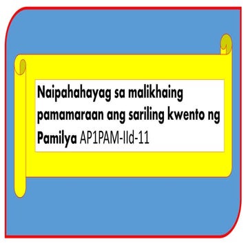 Ang Kwento ng Aking Pamilya