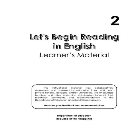 Grade 2 english lm (unit 2)