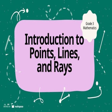 Grade 3 Subsets of Lines and Pairs of Lines.pptx