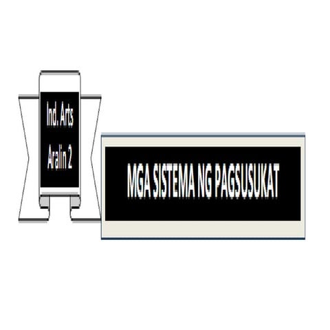 Grade 4  e.p.p. industrial arts quarter 4 aralin 2 - mga sistema ng pagsusukat