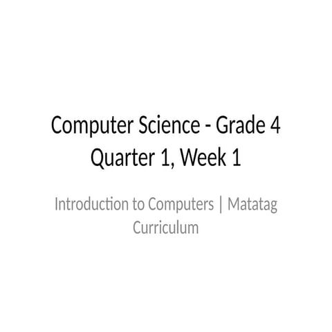 Grade4CSQ1W1Matatag---------------------- | PPTX