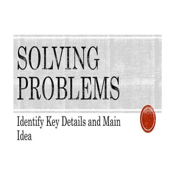 Benchmark, Grade 4, unit 1, week 1, lesson 2