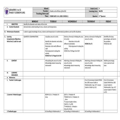Grade 5 Daily Lesson Log MATH 5 Q4 Week 1.docx