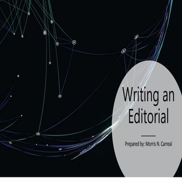 Grade 6  writing an editorial