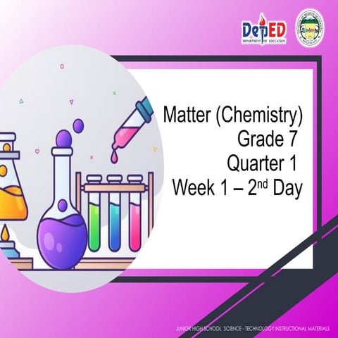 Grade 7 Chemistry Weekn 1 Day 2 New.pptx