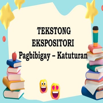 GRADE 7 FILIPINO WEEK 5. Tekstong Ekspositoripptx