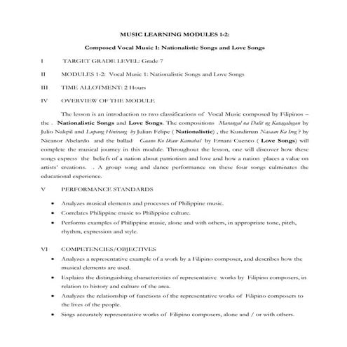 Grade 7 module 1   2 (q3 & q4) lm music