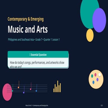 Music and Arts 7 Quarter 1 Week 1-2.pptx Matatag Curriculum | PPTX