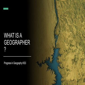 Grade 7 What Is A Geographer