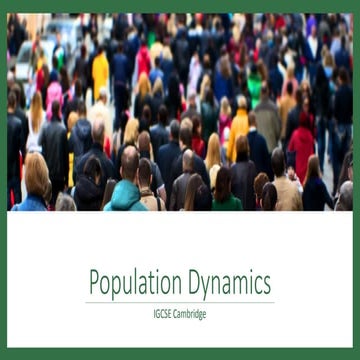 Grade 9 Consequences of Overpopulation