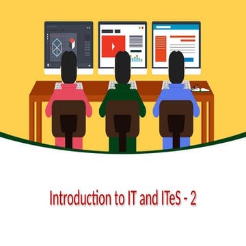 ITeS: An Introduction to Information Technology Enabled Services | PDF