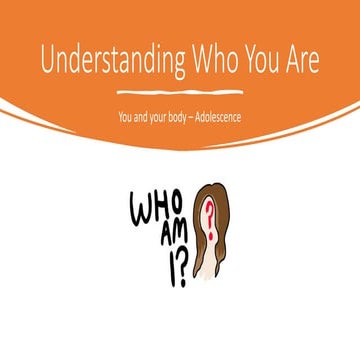 Grade 9 Understanding Who You Are