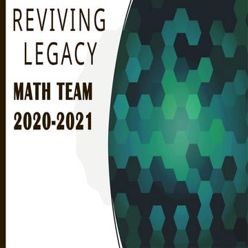 Math team target Grade IX Reviving Legacy.pptx