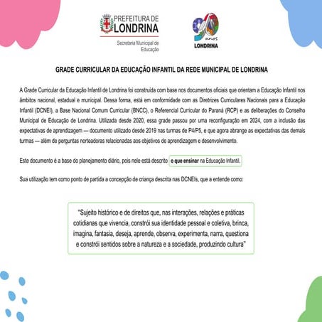 Planejamento anual escolar para o ano letivo | DOCX