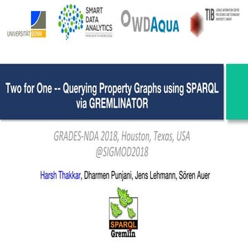 Formalising Graph Pattern Matching Gremlin traversals in Graph Alegra | PDF