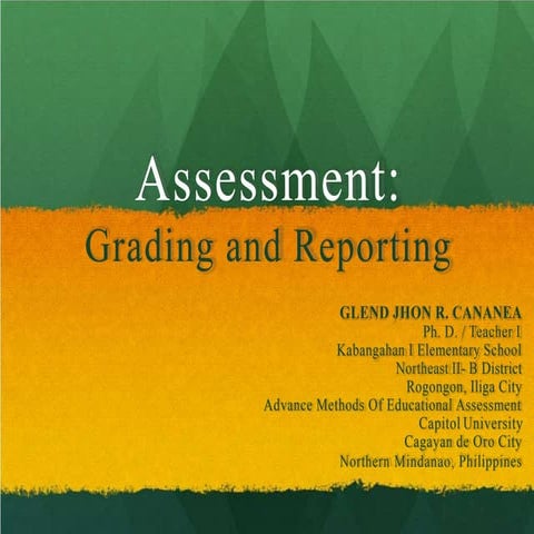 grading and recording of grades of learners pptx | PPTX