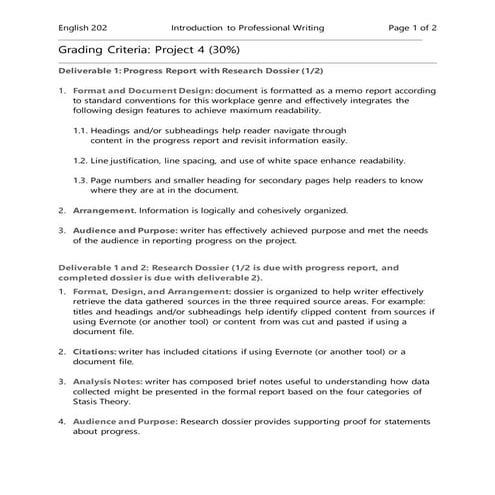 ENGL 202 Project 4 Handout | DOCX
