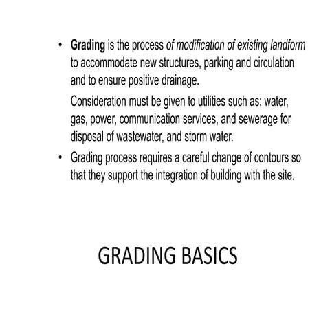 landscape Grading  