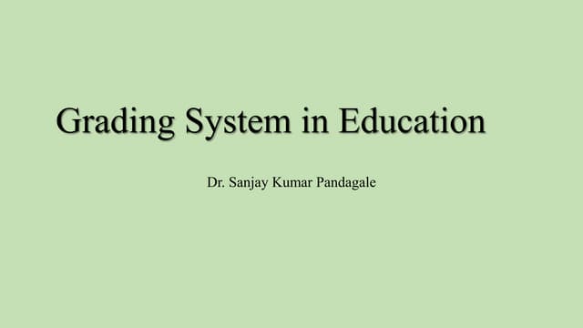 Grading System BEd notes first year.pptx