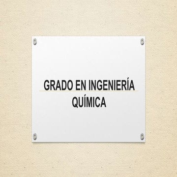 Grado en ingeniería química 