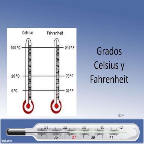Grados celsius y fahrenheit | PPTX