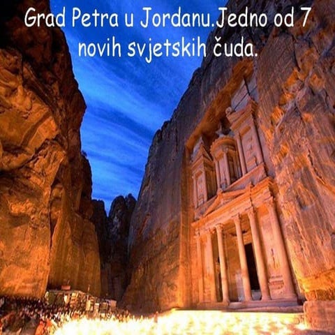 Grad petra u jordanu | PPT