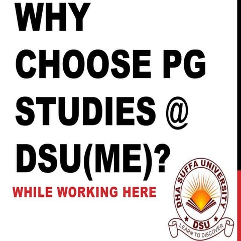 Why Choose Graduate Studies at the University you work in?