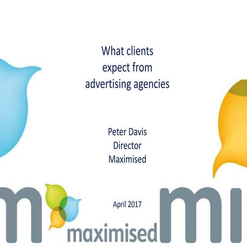 What clients expect from advertising agencies