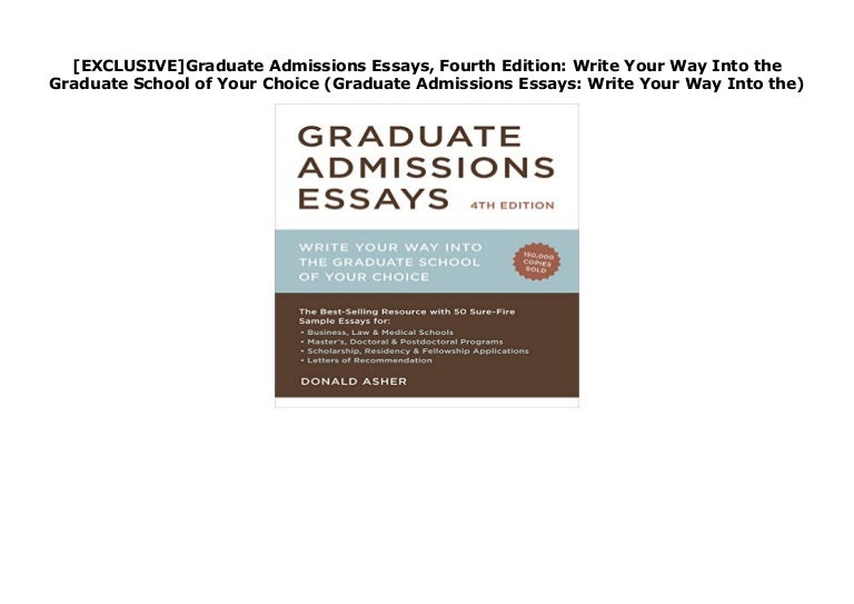 Admission Essay: Sample writing the graduate school application essay original custom papers! custom admission essays graduate school